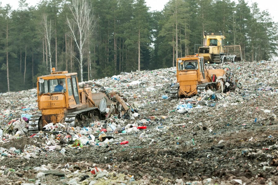 Kazokiškių sąvartynas. Dainiaus Labučio (ELTA) nuotr