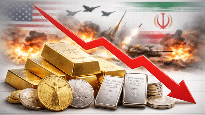 Geopolitinė įtampa sukėlė didelius svyravimus aukso ir sidabro rinkose