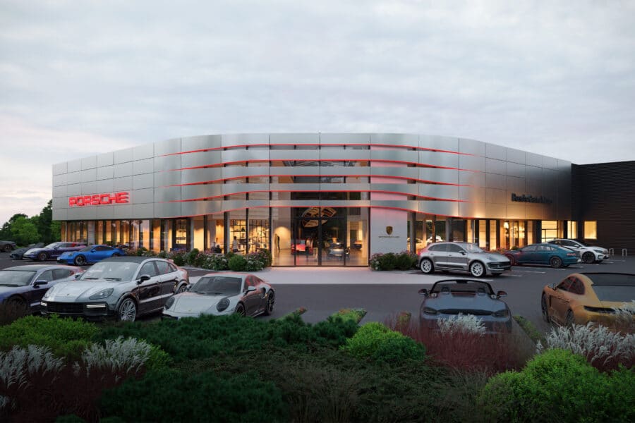 „Darnu Group“ „Porsche“ centro vizualizacija