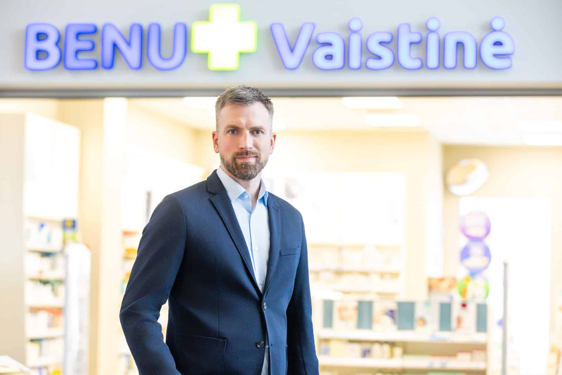 Permainos vaistinių sektoriuje: „Benu“ vadovo poste – naujas vardas