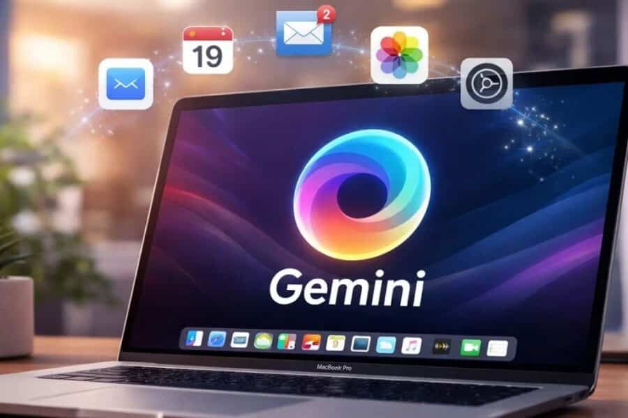 „Gemini” debiutas „Mac” kompiuteriuose: įdiegtas ekrano nuskaitymas ir „Veo”
