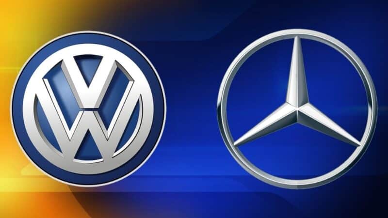 „Mercedes-Benz” ir „Volkswagen” krizė stumia Vokietiją į istorinį 1 trln. Eur perginklavimą