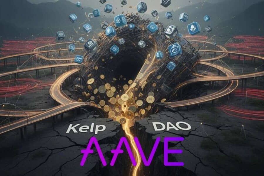 „Kelp DAO“ ataka supurtė DeFi rinką – iš „Aave“ pasitraukė trečdalis kapitalo