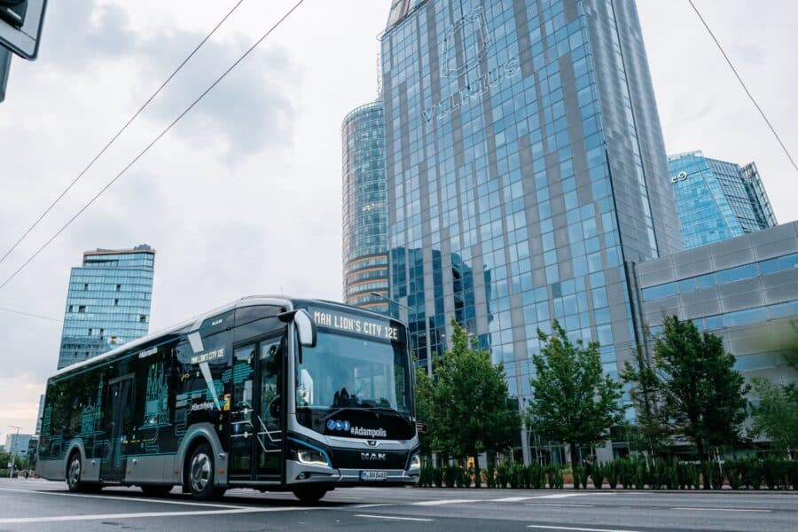 Elektrinis autobusas. ELTA nuotr.