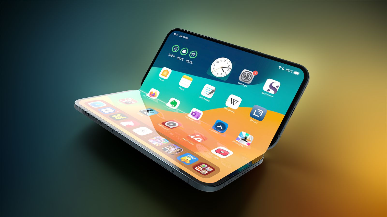 „Apple“ akcijas supurtė abejonės: ar sulankstomas „iPhone“ pasirodys laiku?