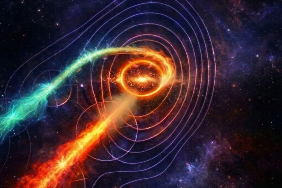 Atradimas kosmoso gelmėse: dvi juodosios skylės susidurs per artimiausią šimtmetį