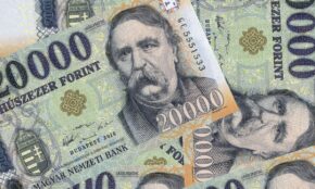 Vengrijos Forintas. Canva nuotr.