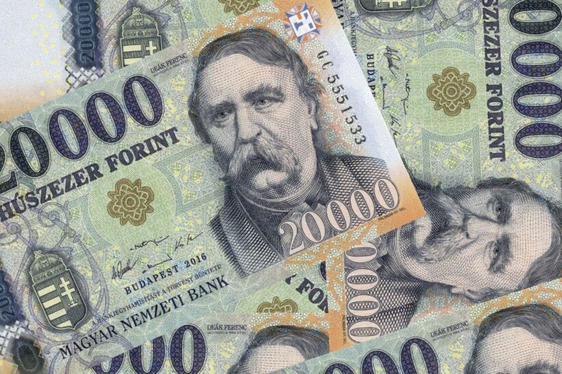 Vengrijos Forintas. Canva nuotr.