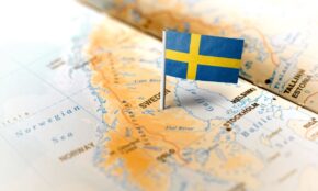 Švedijos žemėlapis. Canva nuotr.