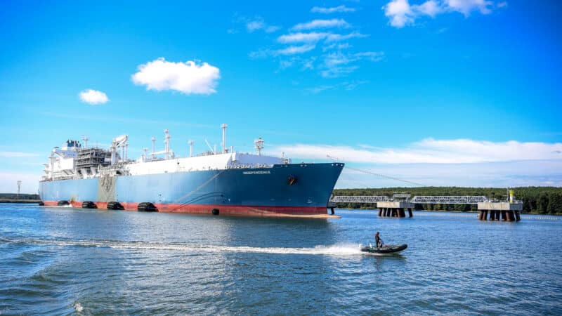 Įspūdingi skaičiai iš Klaipėdos: SGD terminalas dirbo beveik maksimaliu pajėgumu