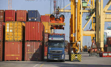 Klaipėdos konteinerių terminalas. Mariaus Morkevičiaus (ELTA) nuotr.