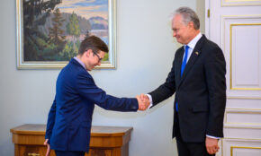 G. Nausėda susitiko su VPT vadovu. Prezidentūros nuotr.