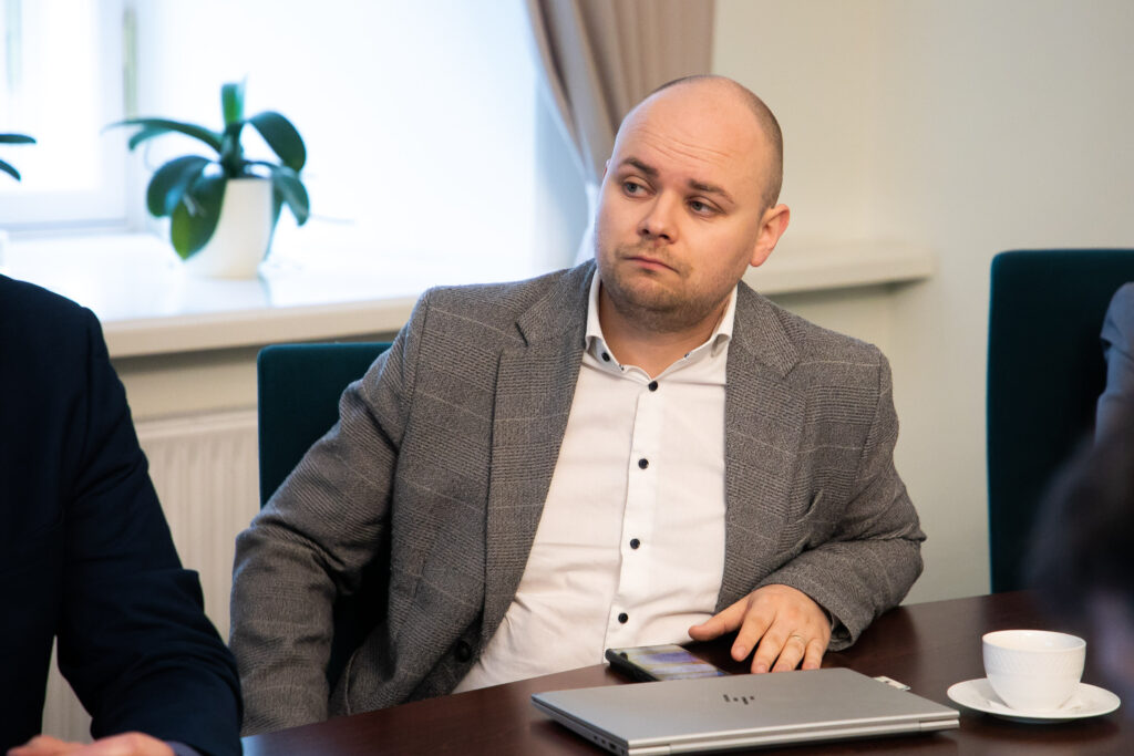 Lietuvos banko Finansų rinkos plėtros centro vadovas Lukas Jakubonis. Dainiaus Labučio (ELTA) nuotr.