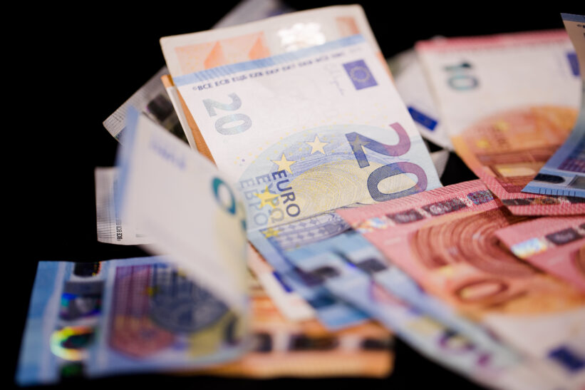 Grynieji pinigai. Karolinos Gudžiūnienės (ELTA) nuotr.