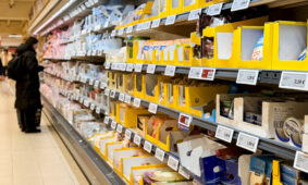 Pirkinių krepšelis parduotuvėje. ELTA / Josvydas Elinskas