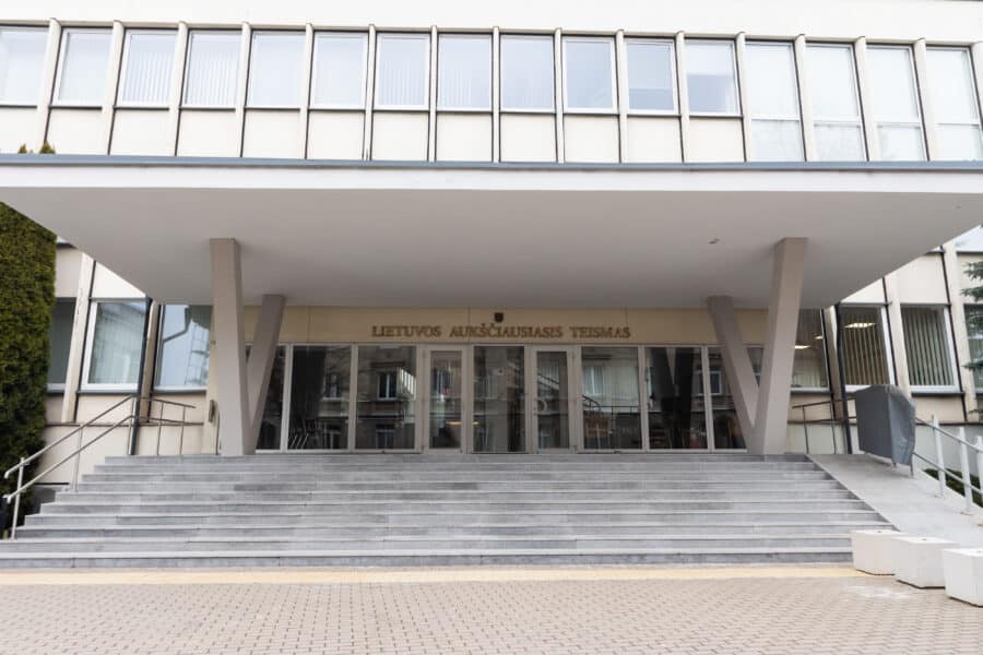 Lietuvos Aukščiausiasis Teismas. ELTA / Dainius Labutis