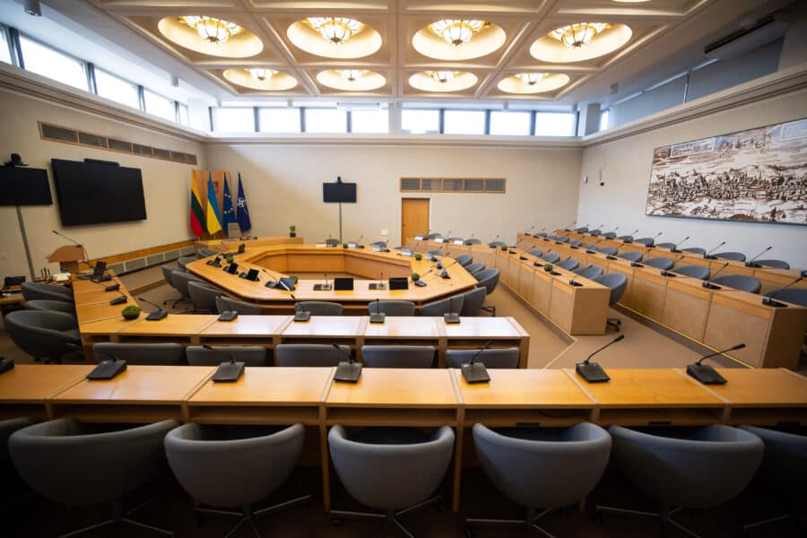 Lietuvos Respublikos Vyriausybės rūmai. ELTA / Andrius Ufartas