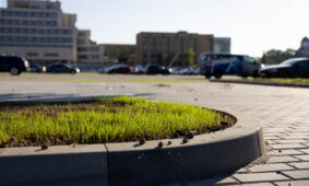 Automobilių aikštelė prie Seimo. ELTA / Žygimantas Gedvila