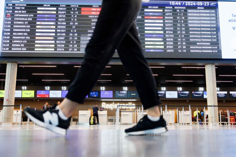 Naujojo Vilniaus oro uosto išvykimo terminalo statybų pabaiga ir LTOU strategijos pristatymas. ELTA / Josvydas Elinskas