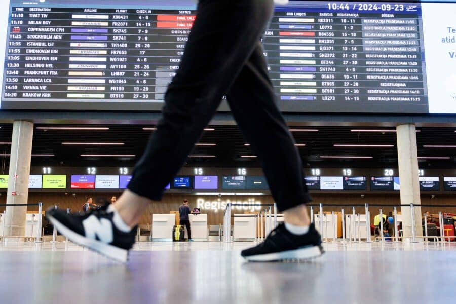 Naujojo Vilniaus oro uosto išvykimo terminalo statybų pabaiga ir LTOU strategijos pristatymas. ELTA / Josvydas Elinskas