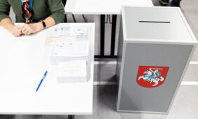 Išankstinis balsavimas. ELTA / Žygimantas Gedvila