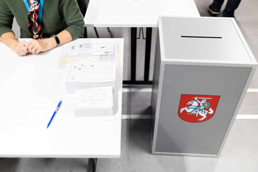 Išankstinis balsavimas. ELTA / Žygimantas Gedvila