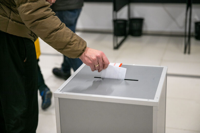 Balsavimas Seimo rinkimuose. ELTA / Orestas Gurevičius