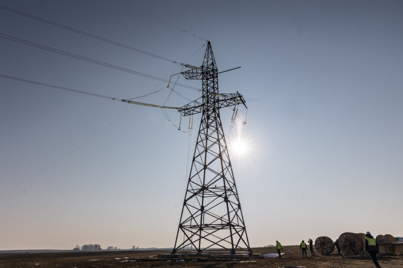 „Litgrid“ pradeda elektros perdavimo linijos Kruonio HAE–Sovetskas atramų demontavimo darbus. ELTA / Dainius Labutis