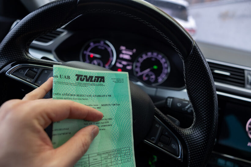 Automobilio techninė apžiūra. ELTA / Julius Kalinskas