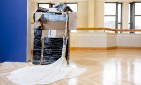 Kontrabandinis balionas su rūkalais. ELTA / Žygimantas Gedvila