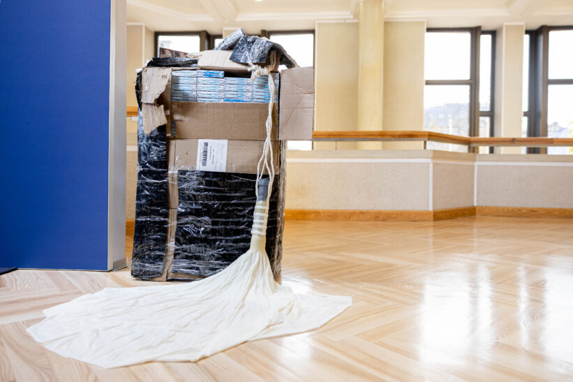 Kontrabandinis balionas su rūkalais. ELTA / Žygimantas Gedvila