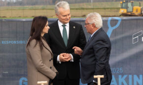 Inga Ruginienė, Gitanas Nausėda, Arminas Pappergeris. ELTA / Dainius Labutis