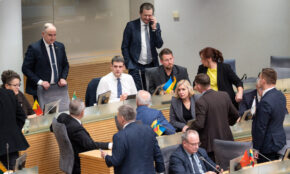 Seimas svarsto pataisas dėl LRT. ELTA / Andrius Ufartas