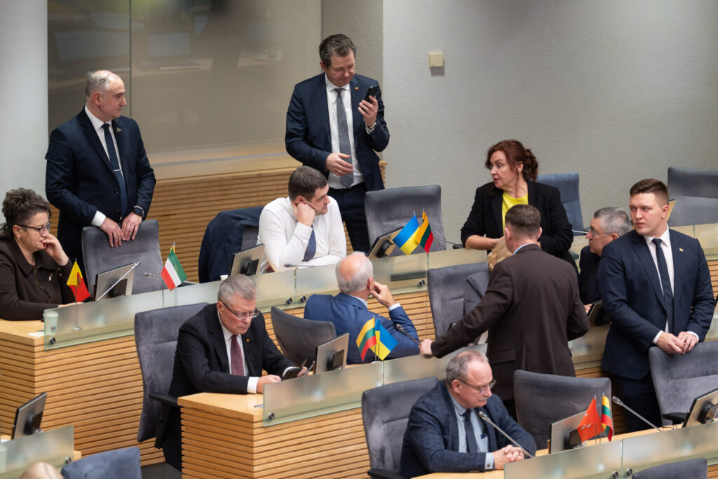 Seimas svarsto pataisas dėl LRT. ELTA / Andrius Ufartas