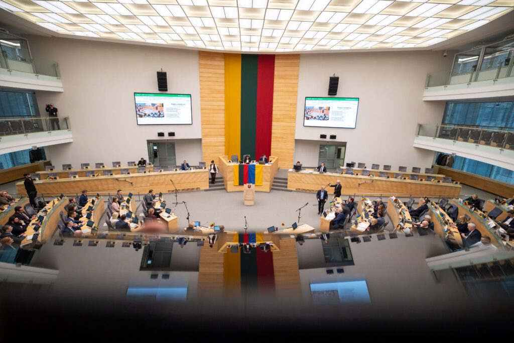 Seimo posėdis. ELTA / Andrius Ufartas