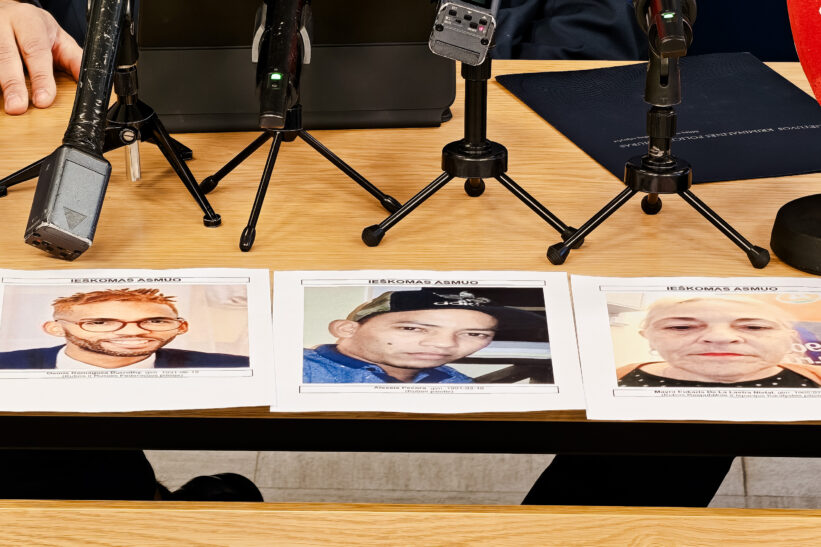 Spaudos konferencija dėl Šiauliuose planuoto teroro išpuolio bylos. ELTA