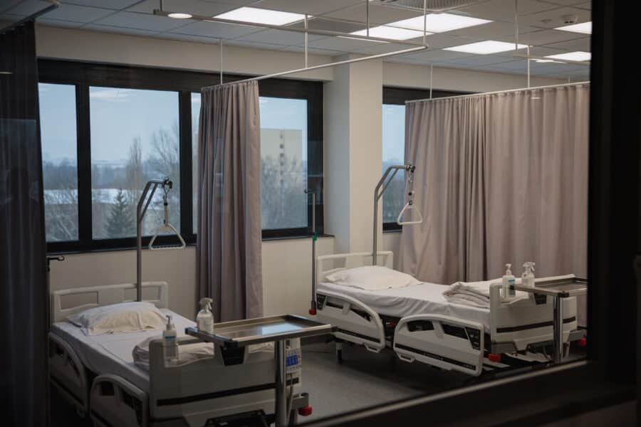 Vilniaus miesto klinikinėje ligoninėje (VMKL) atidarytas naujas operacinių, reanimacijos ir hemodializės korpusas. ELTA / Josvydas Elinskas