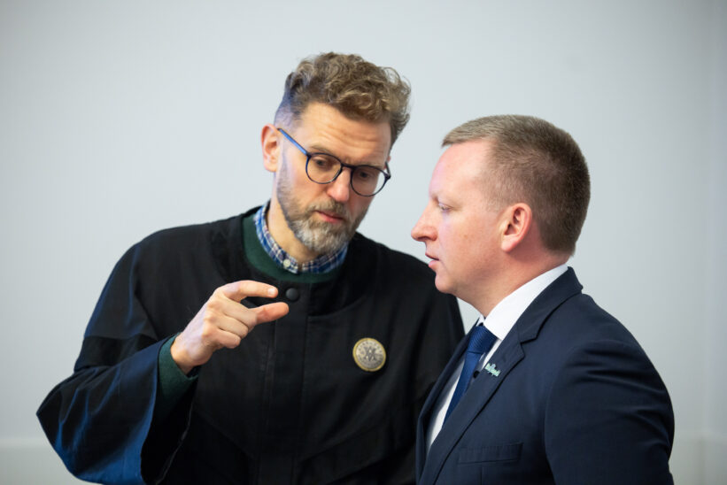 Giedrius Danėlius, Povilas Isoda. ELTA / Andrius Ufartas