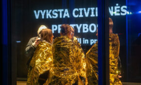 Civilinės saugos pratybos Vilniuje. ELTA / Orestas Gurevičius