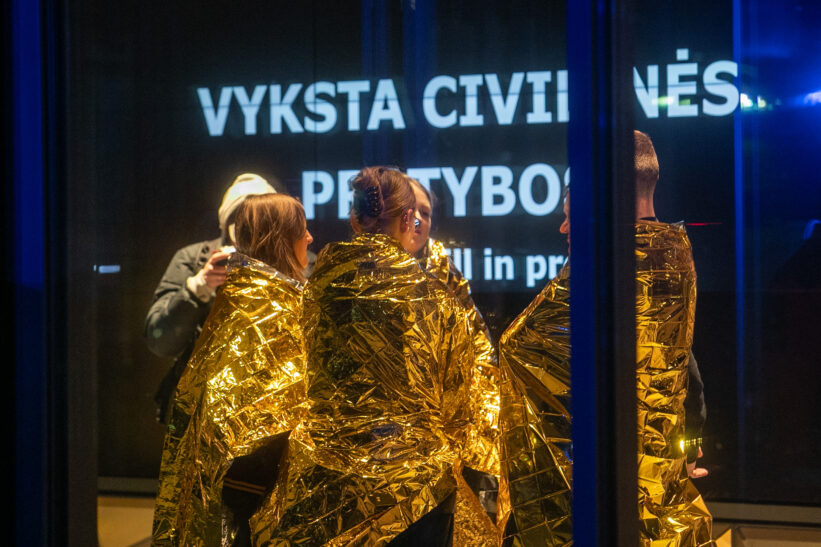 Civilinės saugos pratybos Vilniuje. ELTA / Orestas Gurevičius