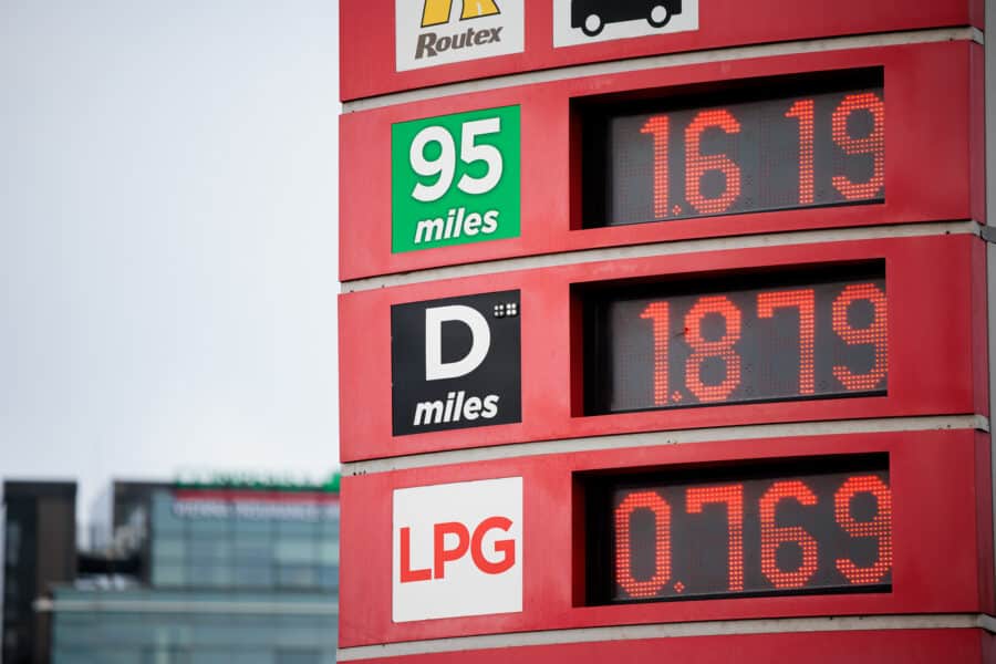 Degalų kainos. ELTA / Josvydas Elinskas