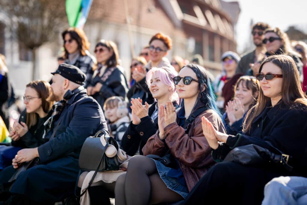 Moterų eitynės Vilniuje kovo 8-osios proga. ELTA / Ervin Rauluševičius