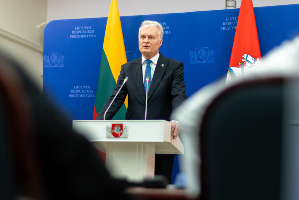 Gitanas Nausėda. ELTA / Julius Kalinskas