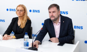 Auksė Balčytienė ir Andrius Vaišnys. ELTA / Julius Kalinskas