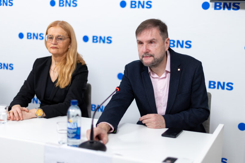 Auksė Balčytienė ir Andrius Vaišnys. ELTA / Julius Kalinskas