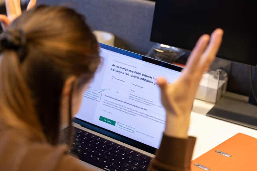Pajamų deklaravimas. ELTA / Julius Kalinskas