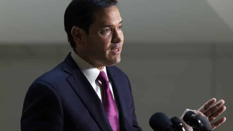 Markas Rubio: JAV svarstys, ar NATO vis dar atitinka šalies strateginius interesus