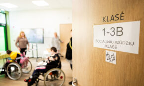 Vilniaus „Vilties“ specialiosios mokyklos-daugiafunkcio centro padalinio atidarymas. ELTA / Žygimantas Gedvila