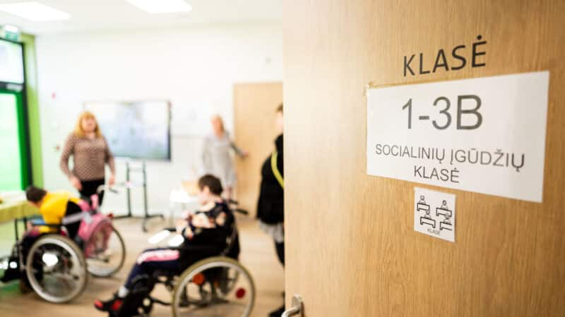 Sostinėje atidarytas modernus specialiosios mokyklos centras jaunimui