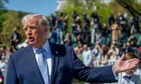 JAV prezidentas Donaldas Trumpas. EPA/DANIEL HEUER